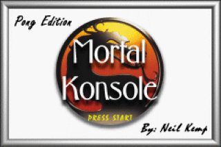 Mortal Konsole - Pong Edition