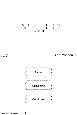 ASCII World