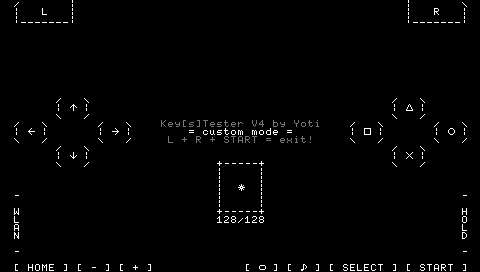 KeysTester PSP - GameBrew