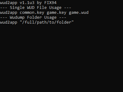 wud2app Wii U - GameBrew