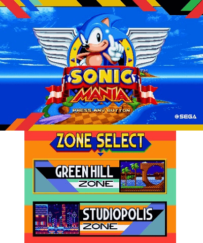 Sonic Mania 3DS
