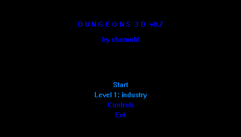 PSP Dungeons 3D : Christoph Arnold (charnold) : Free Download