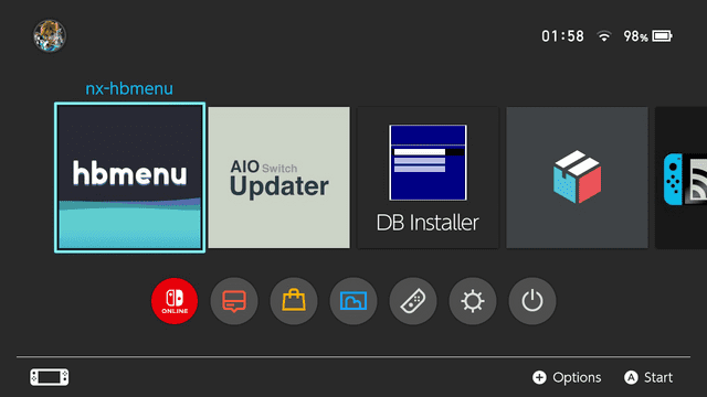 How to forward Retroarch roms right to the Nintendo Switch home