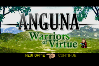 Anguna Warriors Of Virtue Gba Adventure Gamebrew