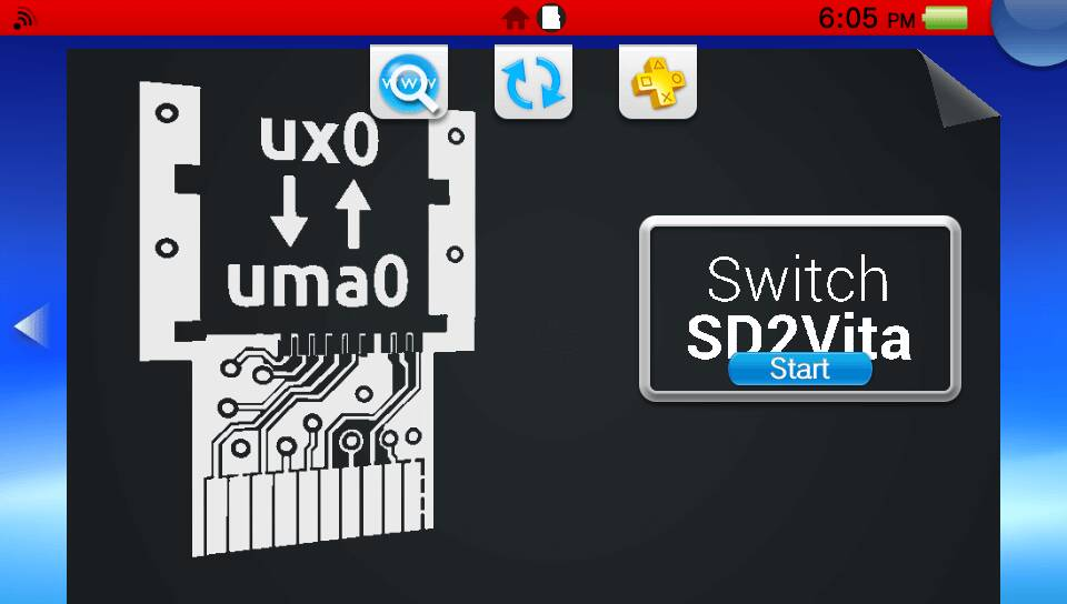 Switch SD2Vita - Vita Homebrew Apps (System Tools) - GameBrew