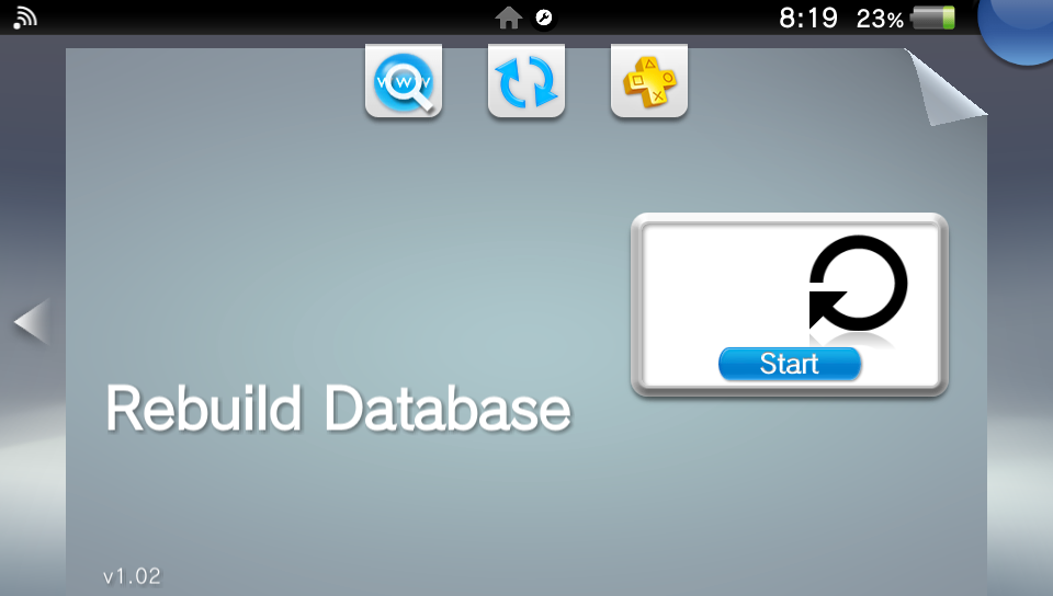 Rebuild Database Vita Vita Homebrew Apps (System Tools) GameBrew