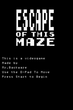 Escape of this Maze