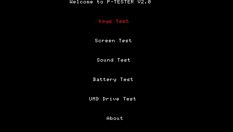 P-Tester PSP - GameBrew