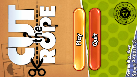 Cut The Rope PSP - GameBrew