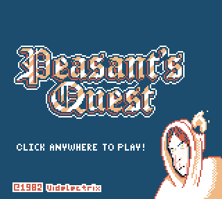 Peasant's Quest GB Demake - GameBrew