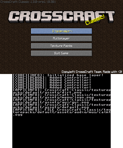 CrossCraft Classic 3DS