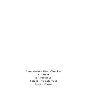 3DS Dead Pixel Checker