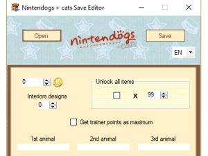 3ds Nintendogs+cats Save Editor