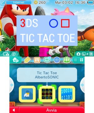 3DS Tic Tac Toe
