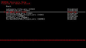 Brightness plugin for PSP Slim