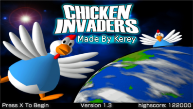 Chicken Invaders PSP by Kerey
