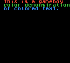 Color Text Demo