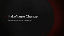 FakeName Changer