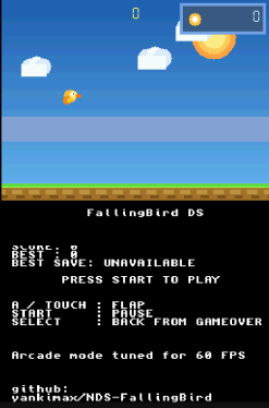 Falling Bird DS