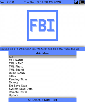 FBI 3DS -