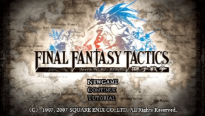 Final Fantasy Tactics Kind Of PSP