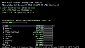 Free Space Analyzer