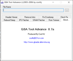 GBA Tool Advance