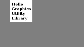 Graphics Utility Library Test (Gu test)