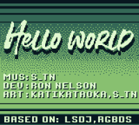 HELLO WORLD S_TN, KATIKATAOKA, RON NELSON #Music