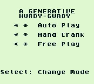 A Generative Hurdy-Gurdy