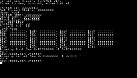 Kernel Memory Dumper PSP