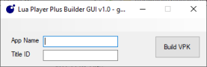 Lua Player Plus Builder
