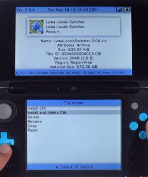 tyktflydende Usikker undtagelse LumaLocaleSwitcher 3DS - GameBrew