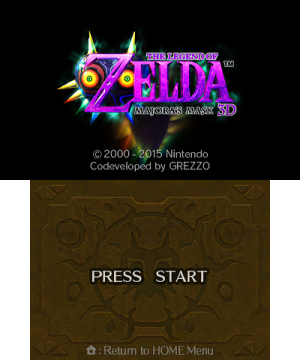 Majora's Mask N64 OST to 3DS