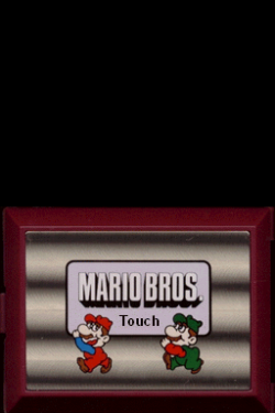 Mario Bros Game &amp; Watch Remake