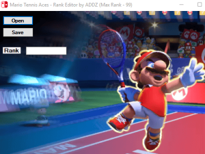 Mario Tennis Aces Rank Editor