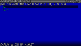MDX PLAYER for PSP