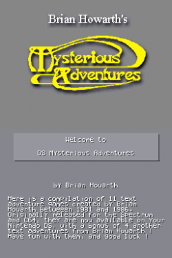 Mysterious Adventures