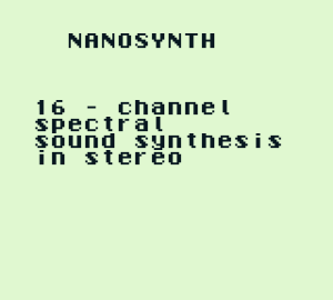 NanoSynth