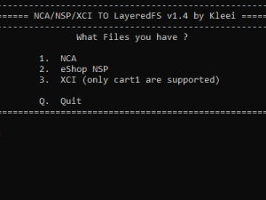 NCA-NSP-XCI to LayeredFS