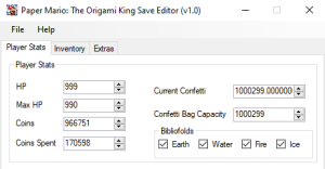 Paper Mario: The Origami King Save Editor