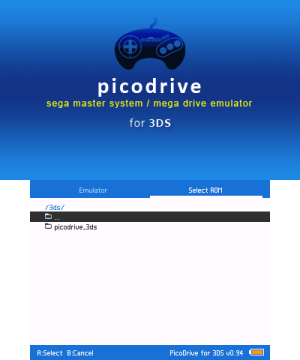 PicoDrive 3DS