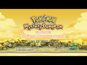 Pokemon Mystery Dungeon: Radiant Adventure Squad