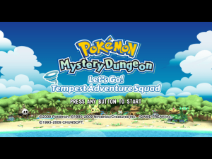 Pokemon Mystery Dungeon: Tempest Adventure Squad