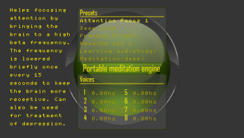 Portable Meditation Engine