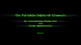 The Portable Table of Elements