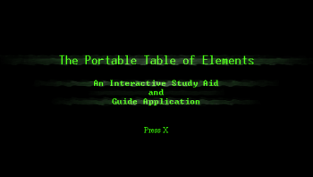 The Portable Table of Elements