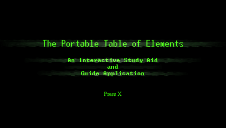 The Portable Table of Elements