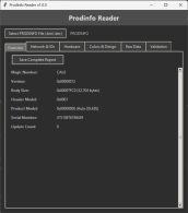 Prodinfo Reader