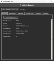 Prodinfo Reader